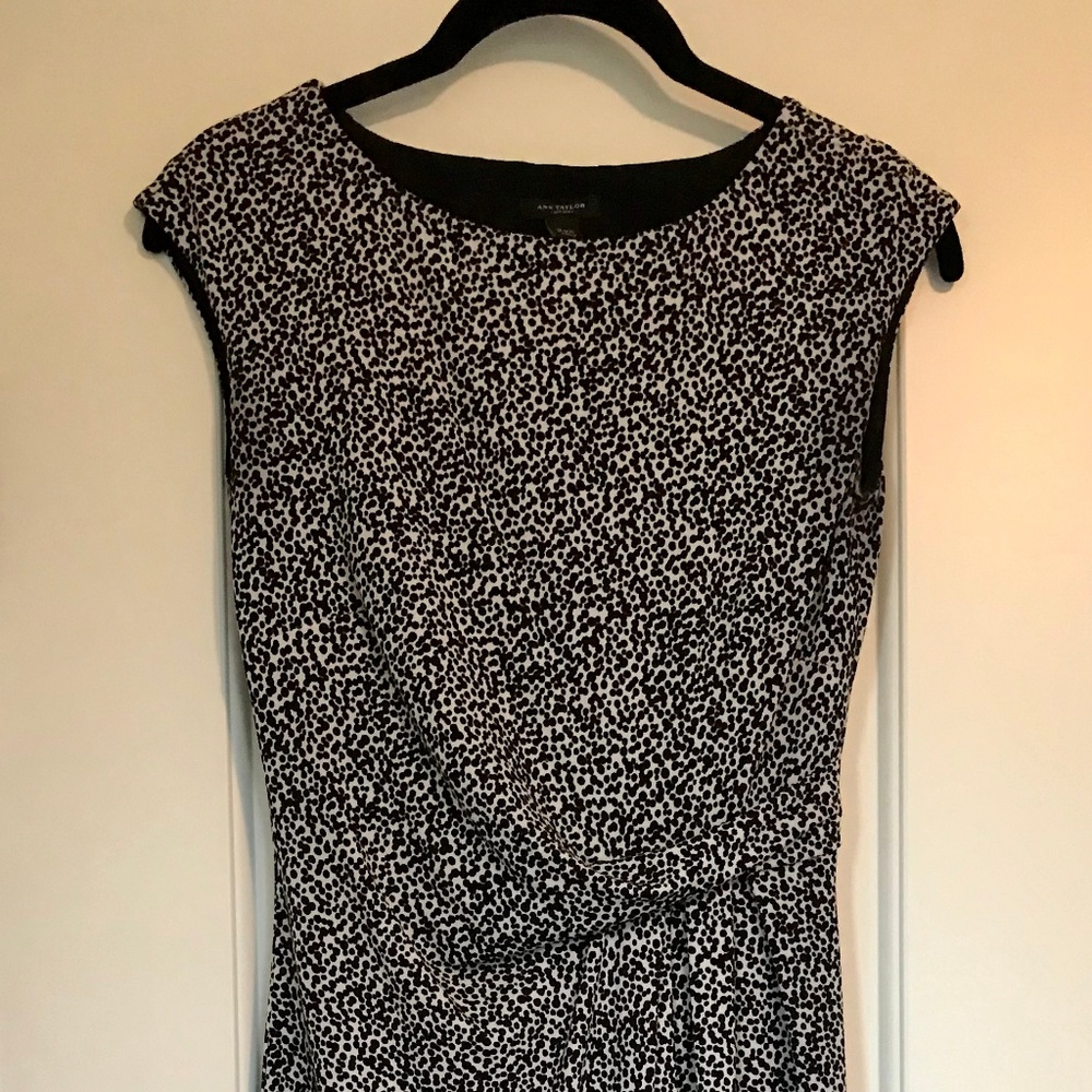 Asymmetrical A Line Dress in Stretch Fabric